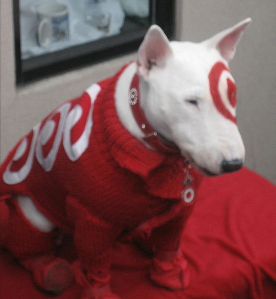 target dog. was Target, in 2001.