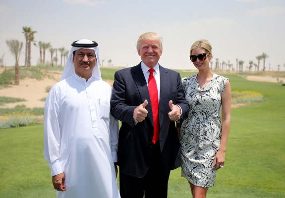 Hussain-Sajwani-Donald-Trump-and-Ivanka-Trump-at-Akoya-by-DAMAC-575x400